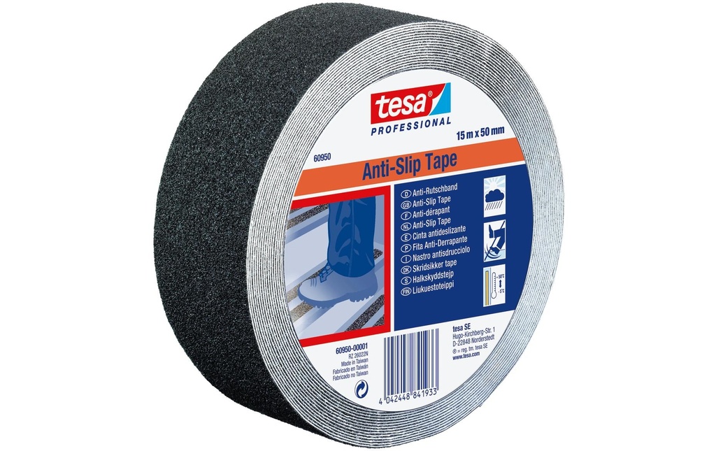 tesa 60950 25 mm x 15 m, Noir