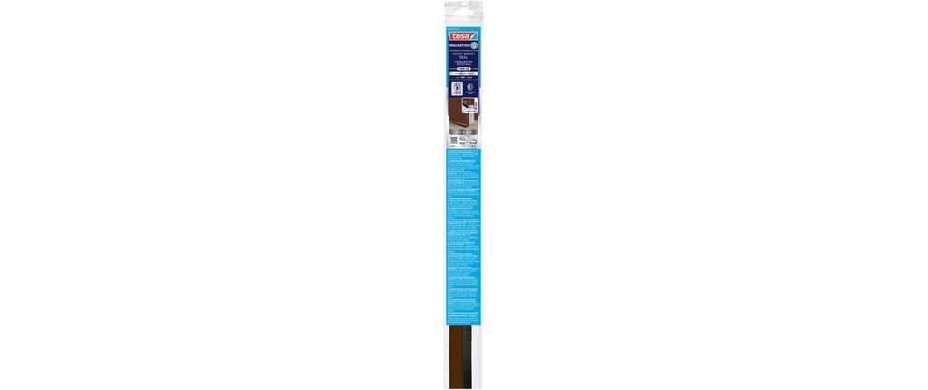 tesa Rail d'étanchéité COMFORT Aluminium marron 1 m x 40 mm