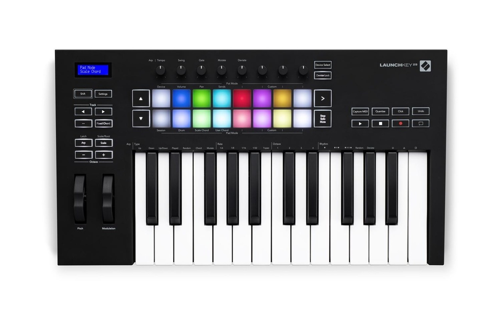 Novation Contrôleur clavier Launchkey 25 MK3
