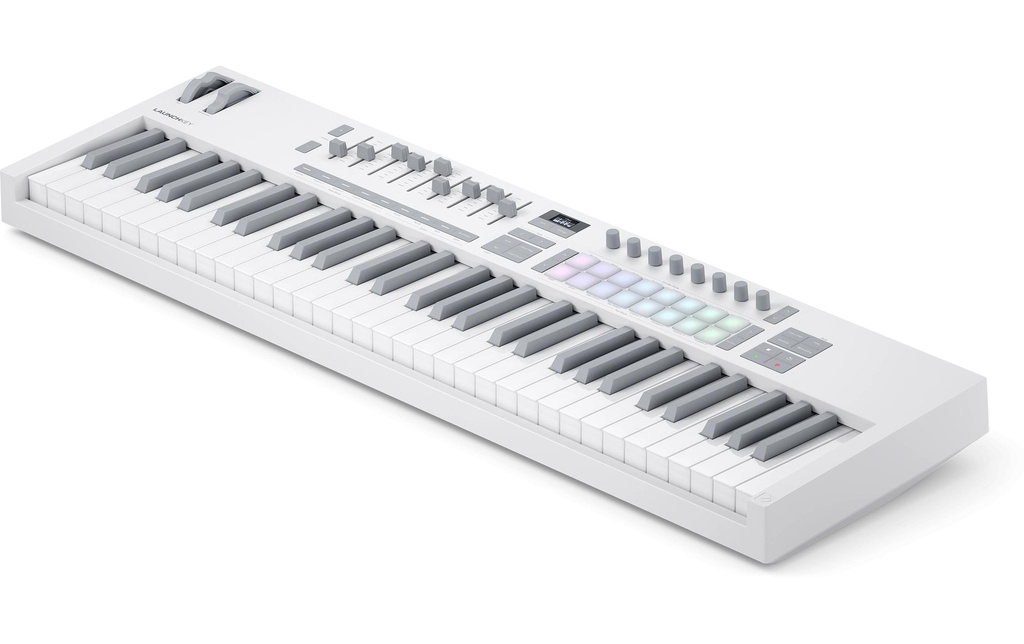 Novation Contrôleur clavier Launchkey 61 Mk4 Blanc