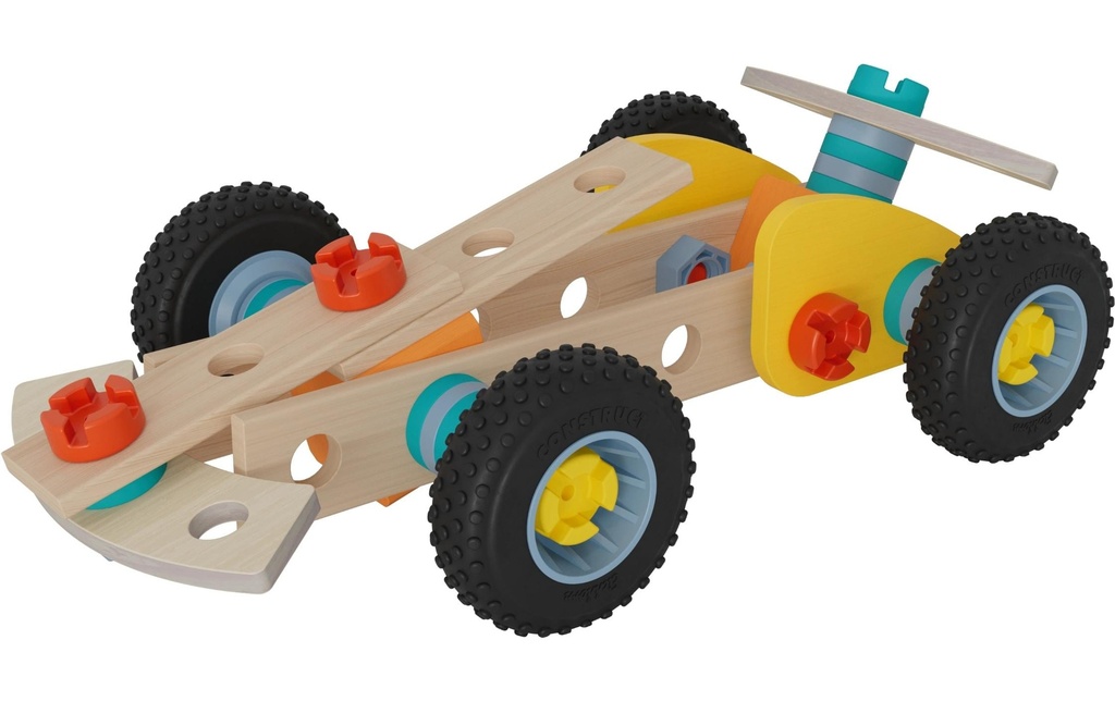 Eichhorn Modèle construction Voiture de course Bois, 85 pièces