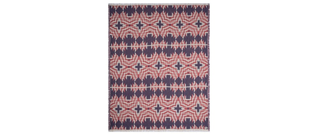 Haushaltsware Serviette de plage COUVERTURE DE FÊTE STARS 229 x 229 cm