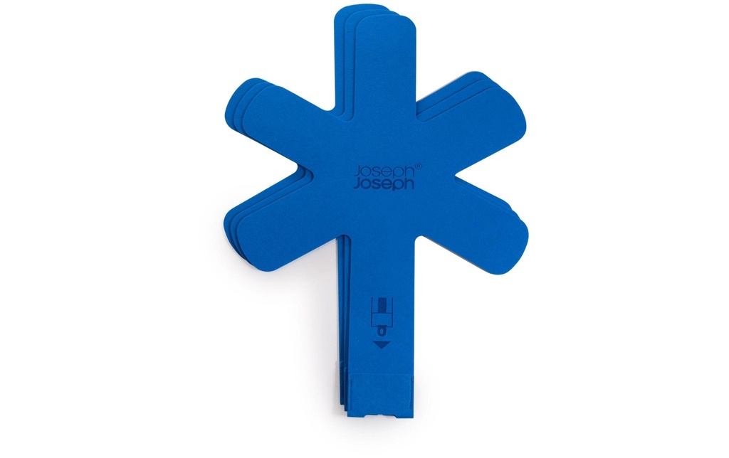 Joseph Joseph Space Set de 3 protections de poêle av protection de poignée Bleu