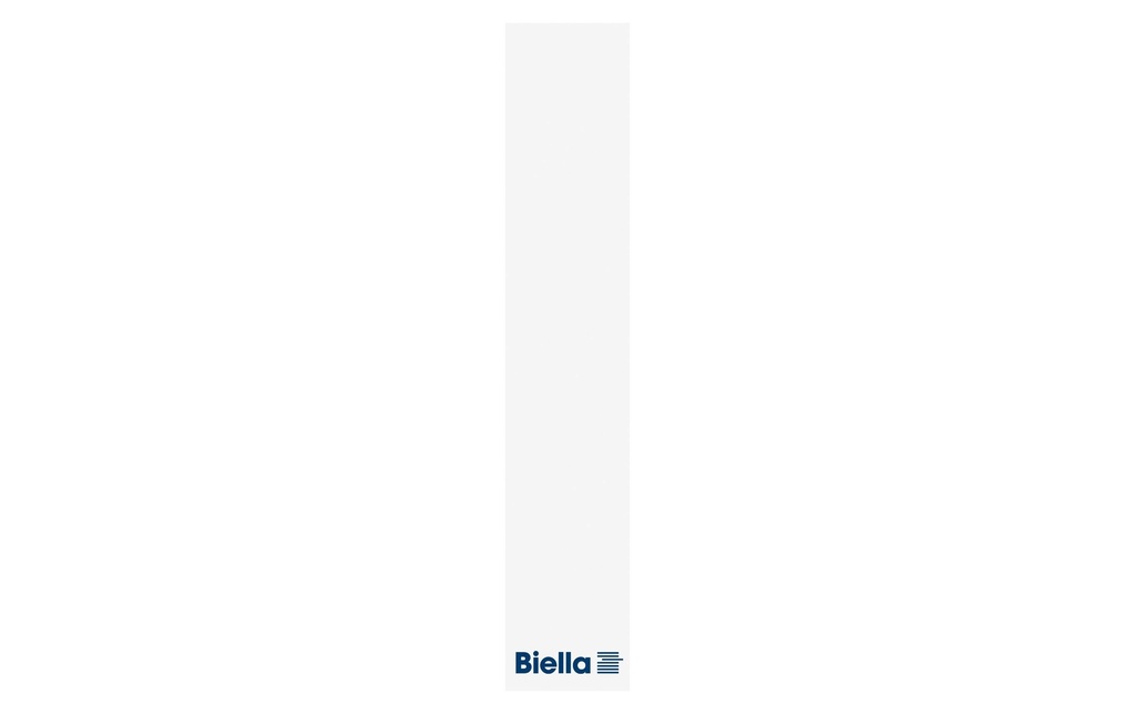 BIELLA Etiquette dorsale blanc (25 pces)