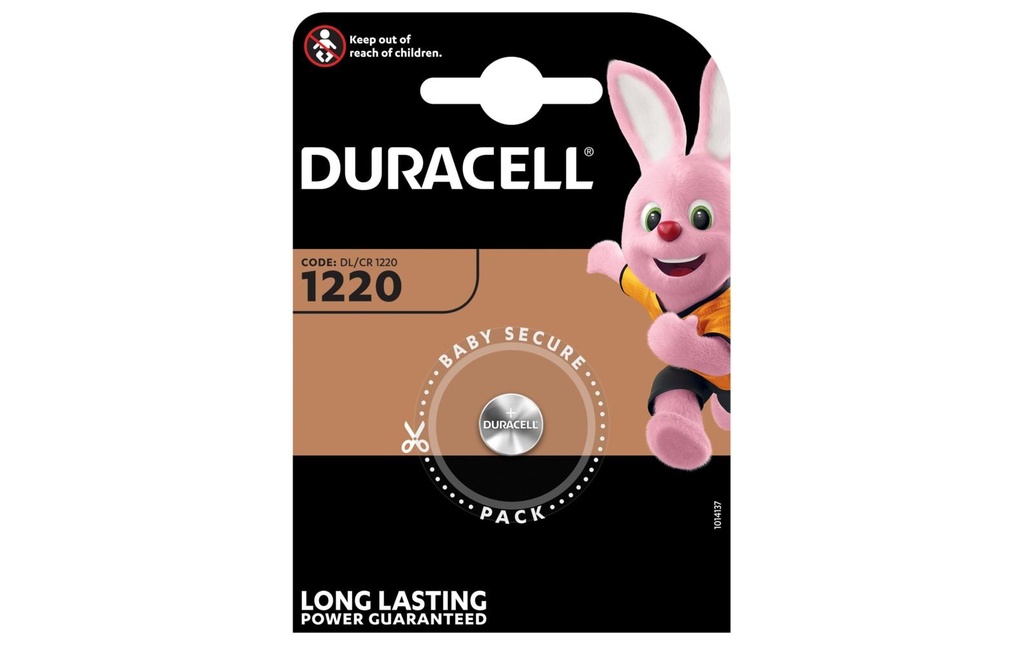 [135030305] DURACELL Piles bouton CR1220