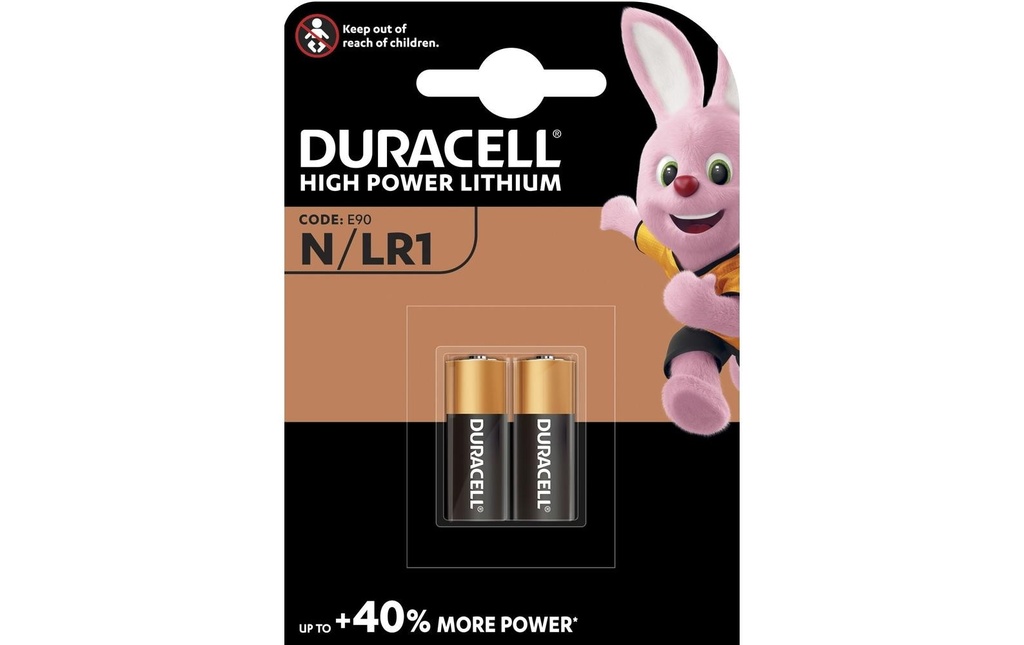 [135203983] DURACELL Pile Security LR1 N (2 pces)