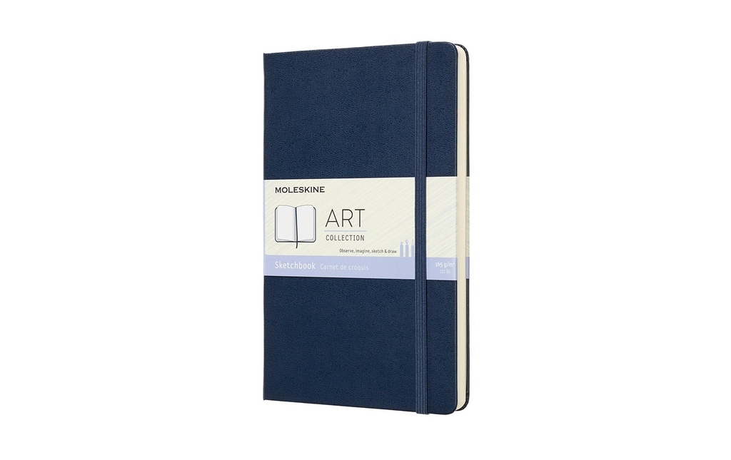 MOLESKINE Livre esquis.HC large saphir (104 pces)