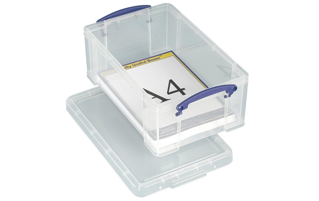 REALLY USEFUL BOX Box rangement 9l transparent