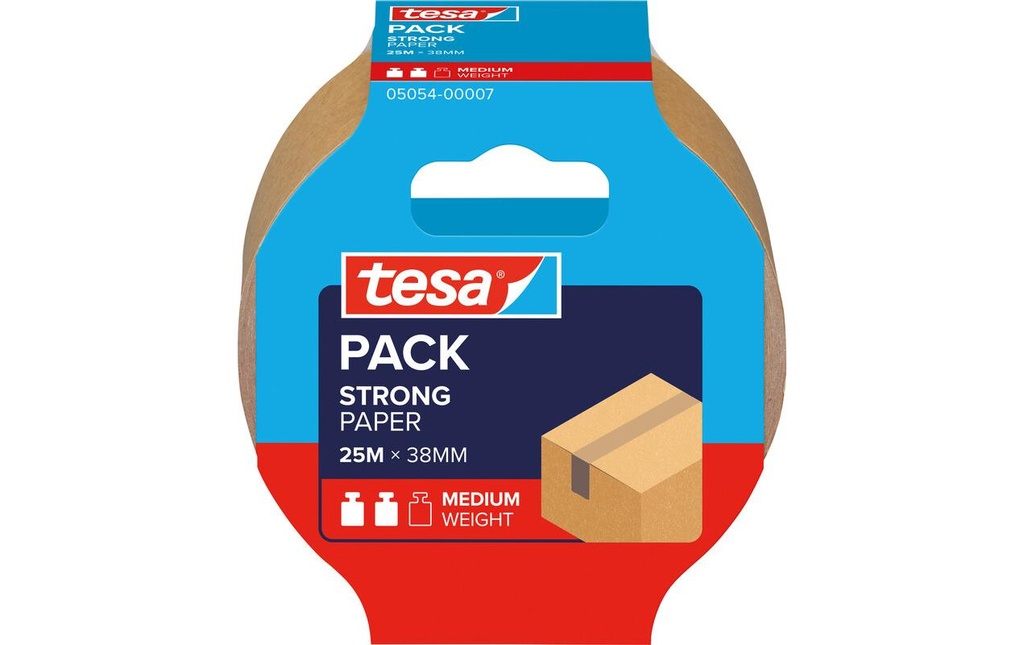 TESA tesapack papier brun 38mm (25 pces)