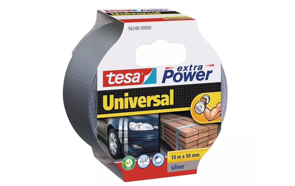tesa Ruban adhésif Extra Power Universal 50 mm x 10 m, Gris