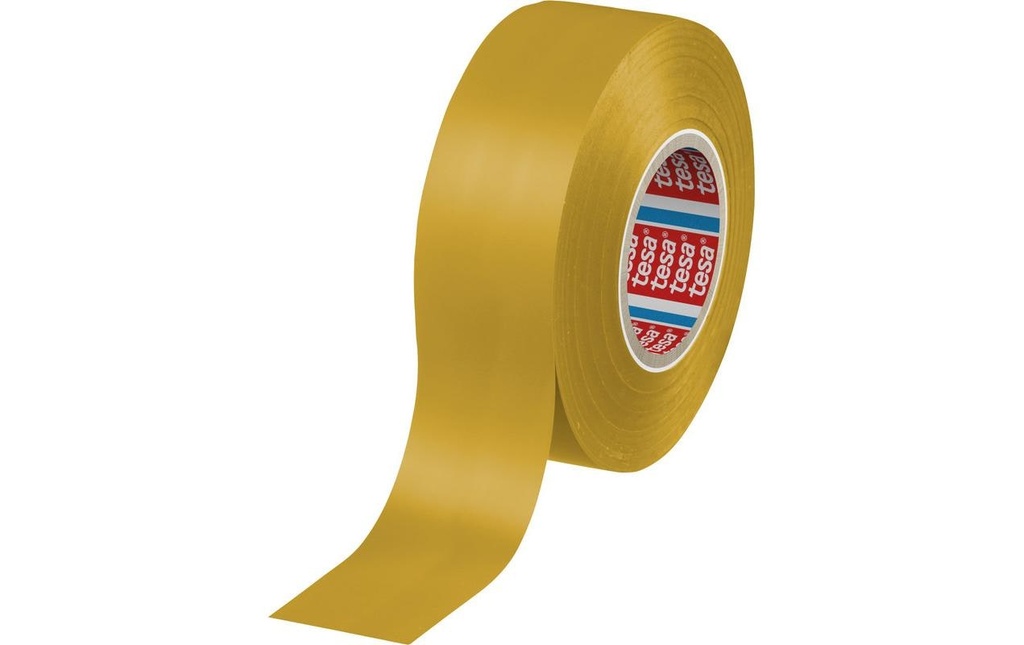 tesa Ruban adhésif isolant électrique tesaflex 19 mm x 33 m, Jaune