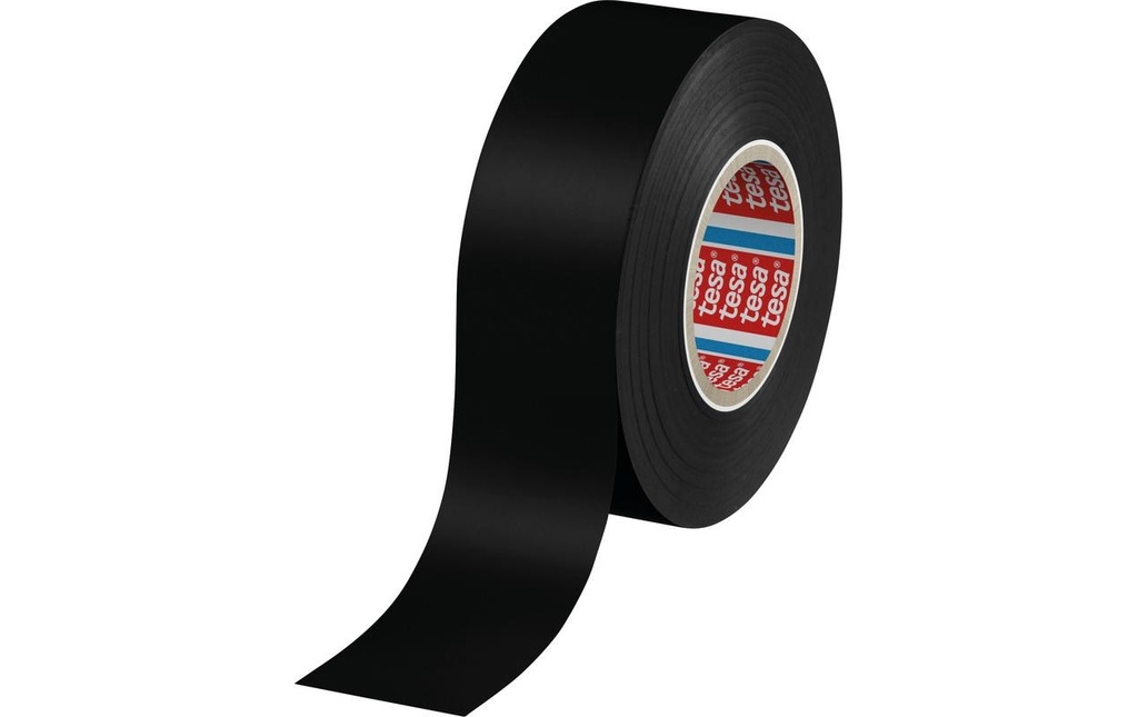tesa Ruban adhésif isolant électrique tesaflex 30 mm x 33 m, Noir