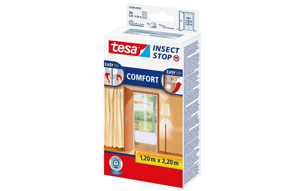 TESA Moustiqu.COMFORT 120x220 blanc