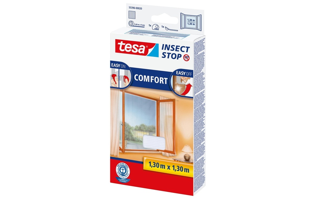 [151553960] TESA Moustiqu.COMFORT 130x130 blanc