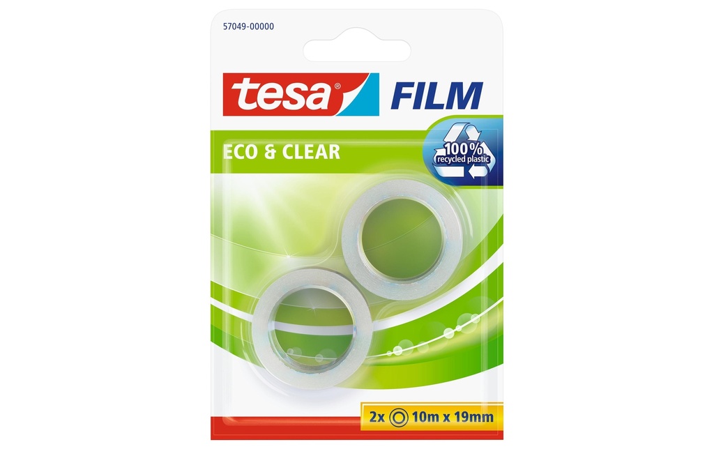 TESA tesafilm eco&clear 19mmx10m (2 pces)