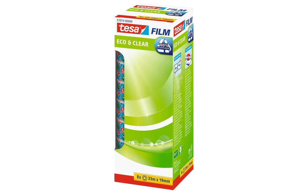 TESA Film tesa eco&clear 19mmx33m (8 pces)