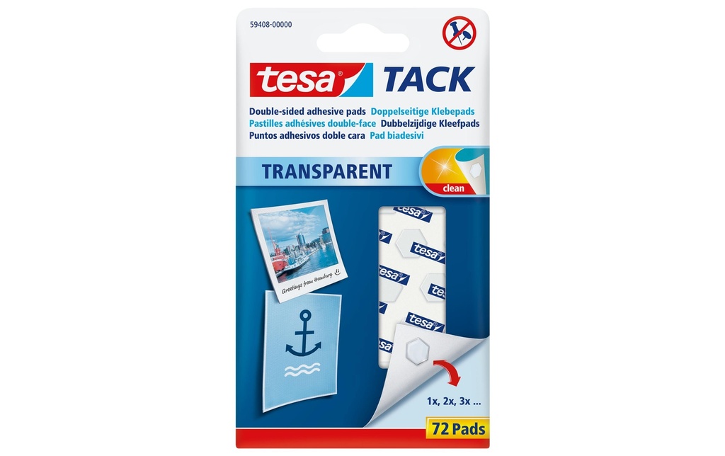 TESA tesa Tack doubleface pads (72 pces)