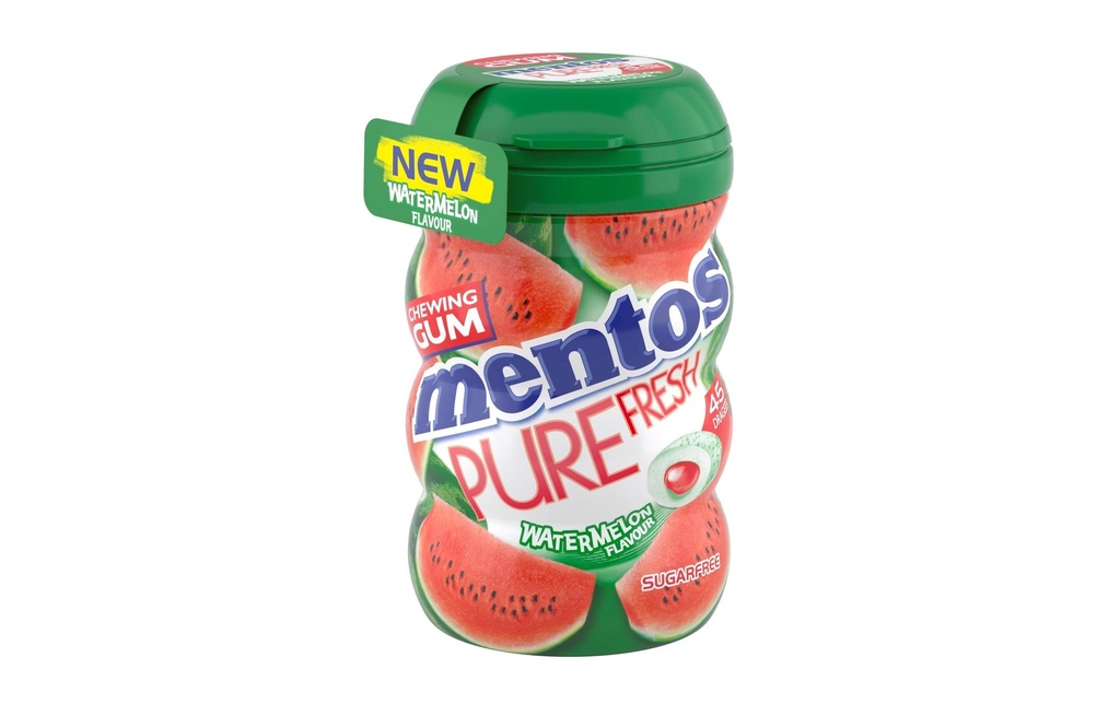 MENTOS Mentos Gum pure Watermelon (90 pces)