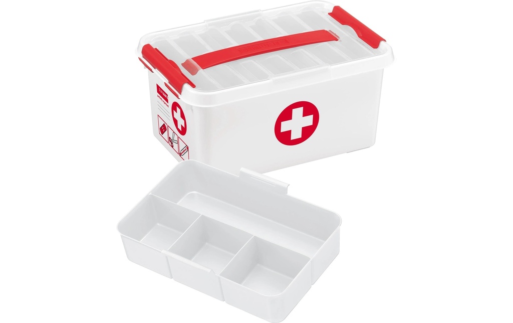 [164164705] HELIT Box rangement q-line 6l (6 pces)