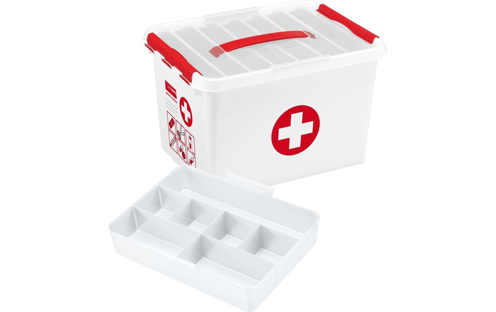 HELIT Box rangement q-line 22l (22 pces)