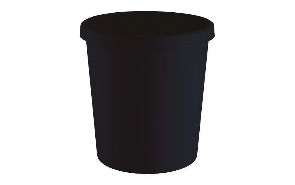 HELIT Corb.papier 18l recycled noir