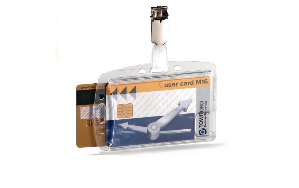 DURABLE Box dur pr.2 carte d'entrepris