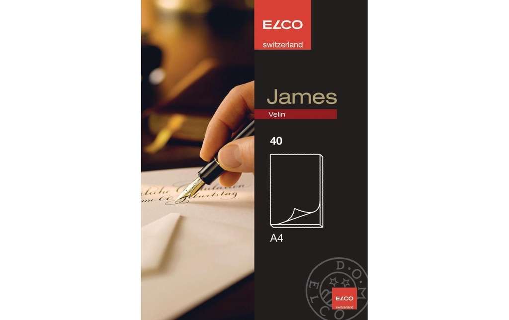 ELCO Bloc écrire James Velin A4 neu (40 pces)