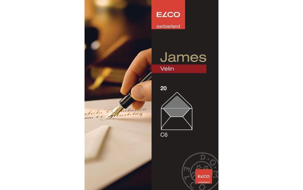 ELCO Enveloppes James Velin C6 (20 pces)