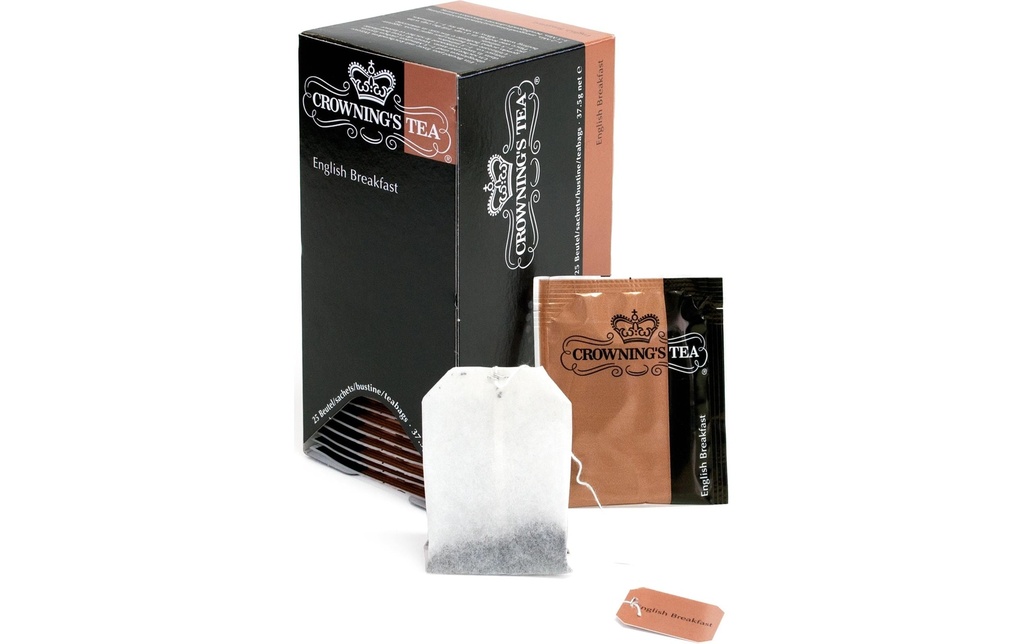 CROWNING'S TEA Thé English Breakfast 25pcs (25 pces)
