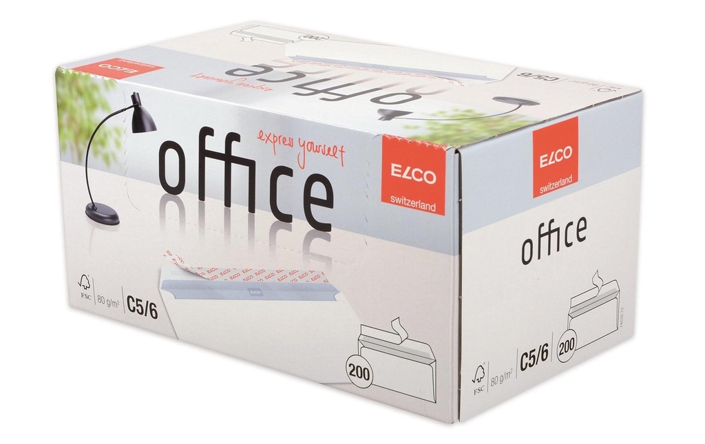 ELCO Enveloppes Office C5/6 (200 pces)