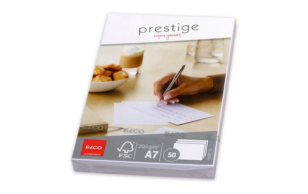 ELCO Carte correspo. Prestige A7 (50 pces)