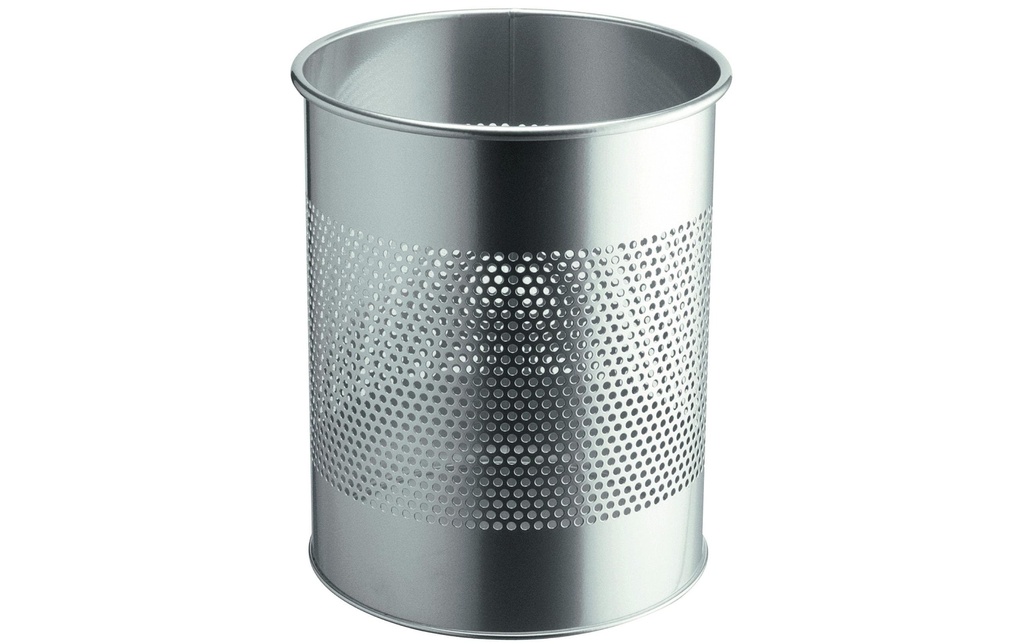DURABLE Corb.papier métal.15l arg.mét.