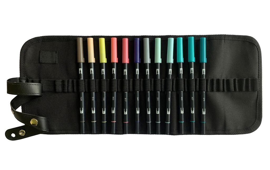 TOMBOW Tombow brush pen New Colors (12 pces)