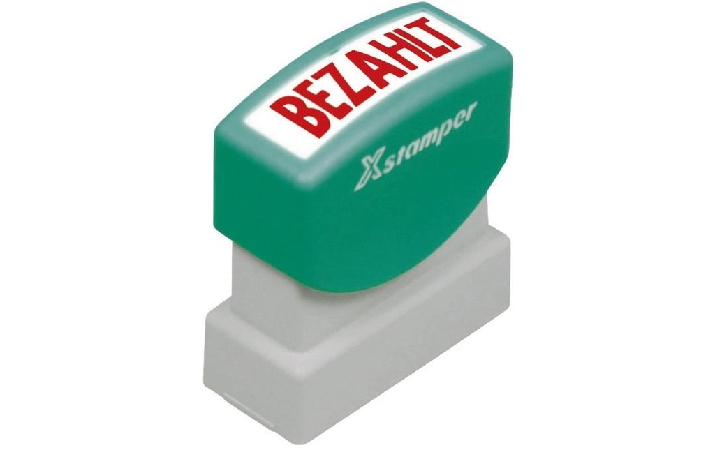 X-STAMPER X-Stamper Bezahlt rouge
