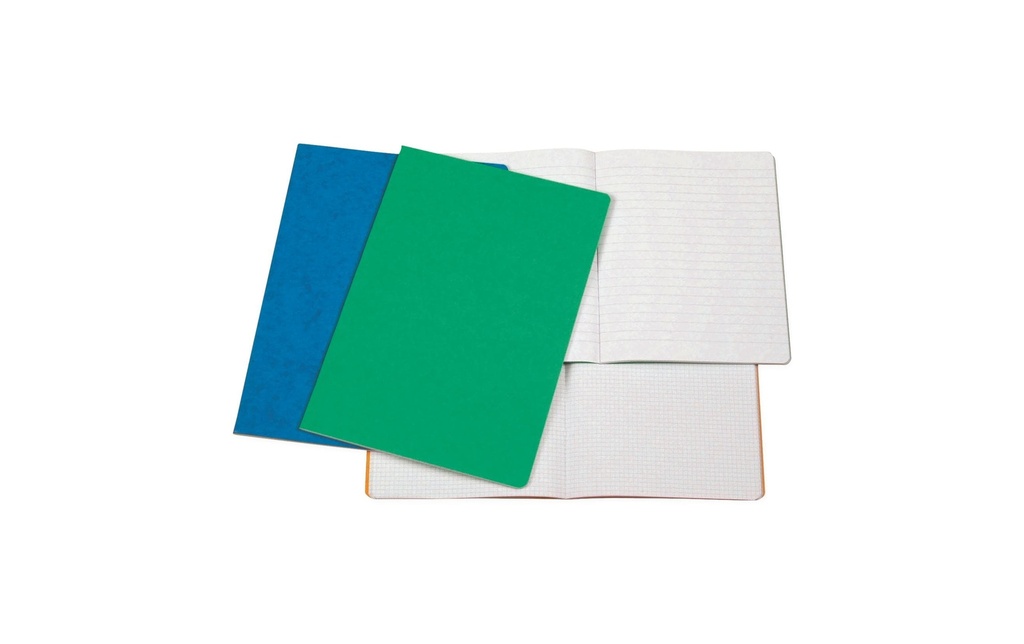 NATURA LINE Cahier press.A4 4mm sa.bo.ass. (96 pces)