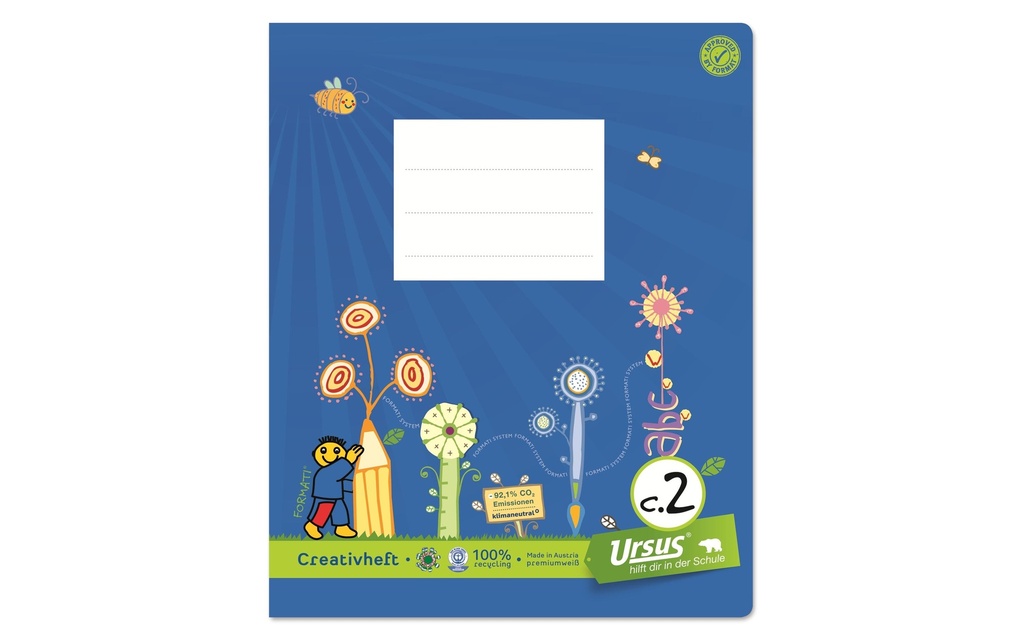 EHRBAR Cahier école Formati Quart C.2 (40 pces)