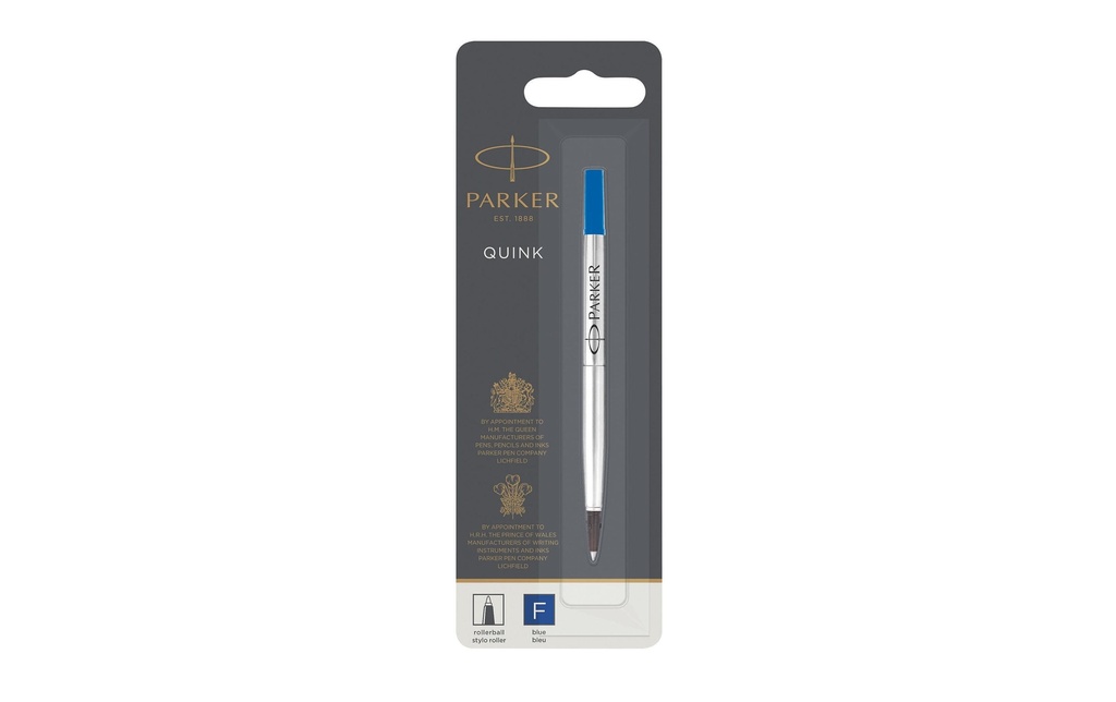 PARKER Mine roller Quink F bleu