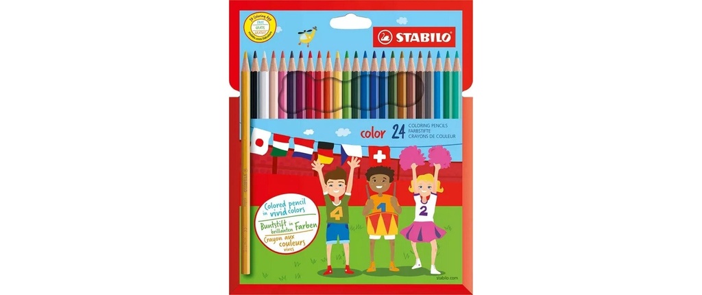 STABILO Crayon coul. Color Etui (24 pces)