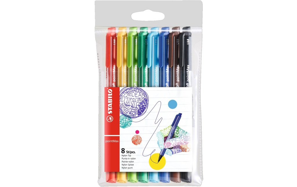 STABILO PointMax étui (8 pces)