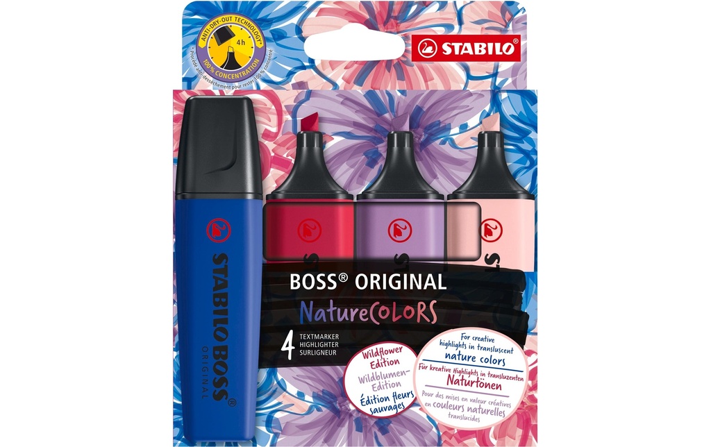 STABILO STABILO Boss Wildflowerts 4pcs (4 pces)