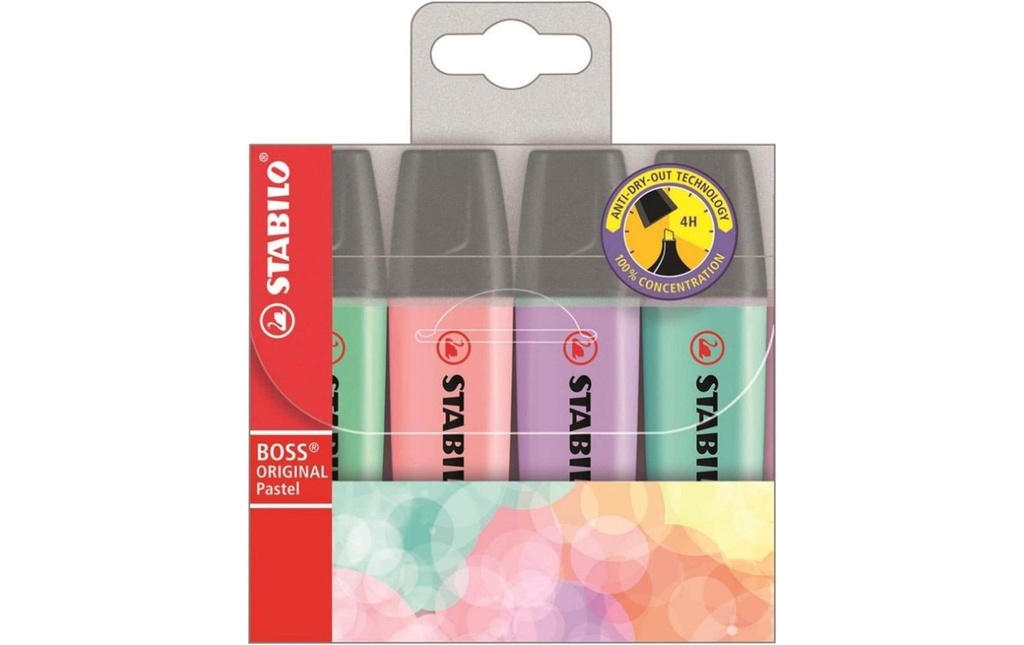 STABILO STABILO Boss Orig.Pastel étui (4 pces)