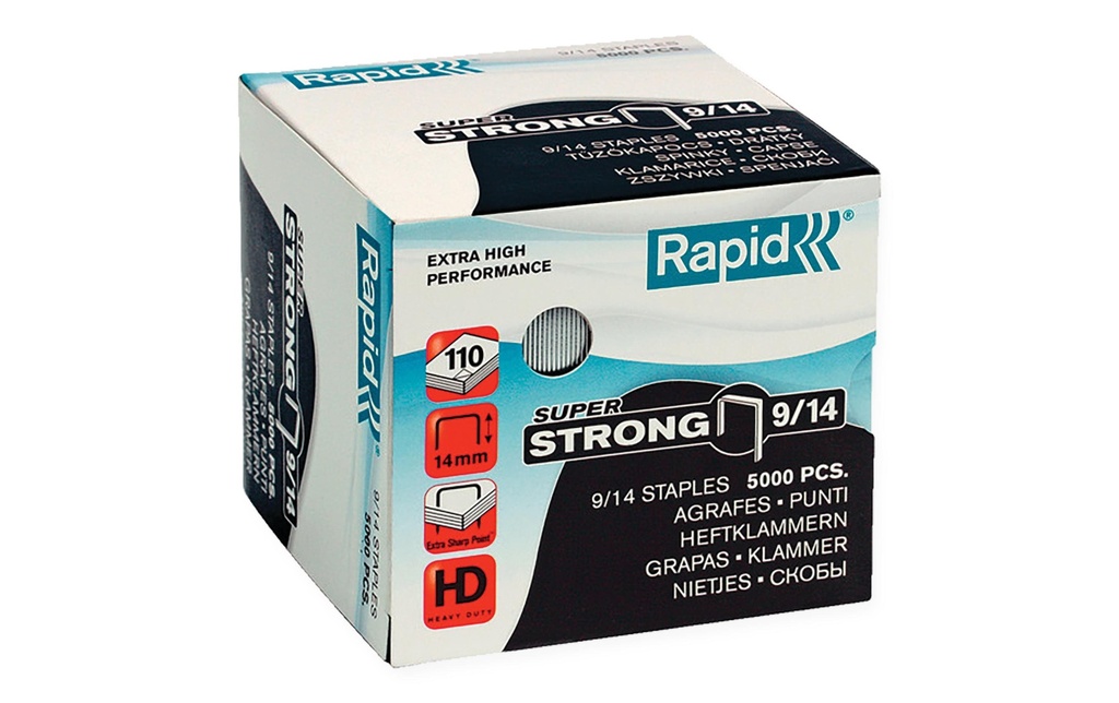 RAPID Agrafes 9/14 (5000 pces)