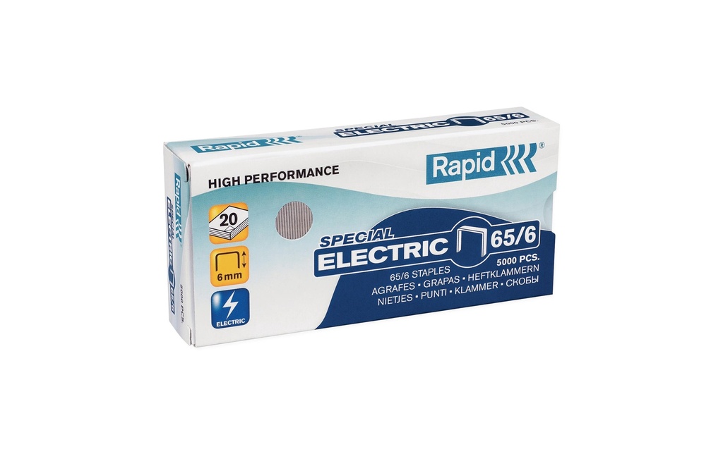RAPID Agrafes 65/6 (5000 pces)