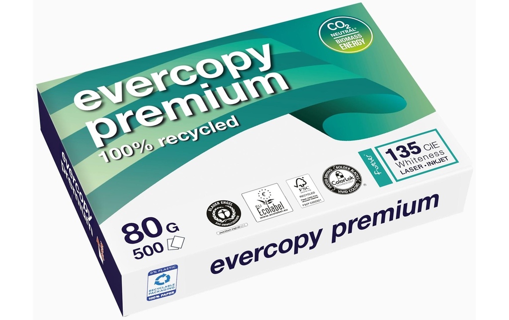 CLAIREFONTAINE Pap.copie Evercopy A3 80g (500 pces)