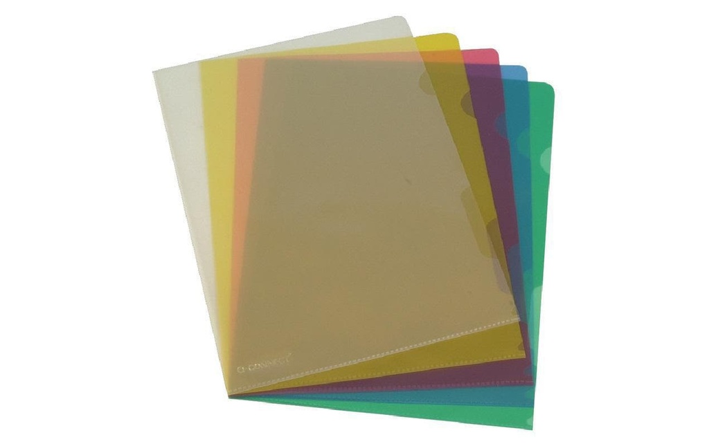 Q-CONNECT Dossiers transp.PP ass. 100pcs (100 pces)