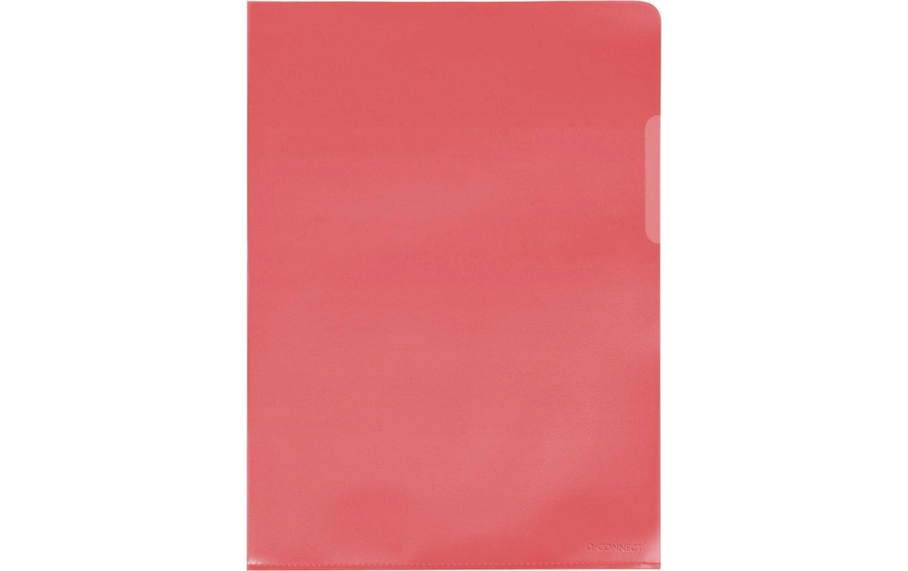 Q-CONNECT Dossiers transp.PP rouge 10pcs (10 pces)