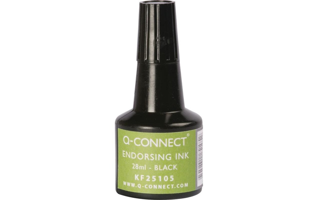 Q-CONNECT Encre à tampon 28ml noir (28 pces)
