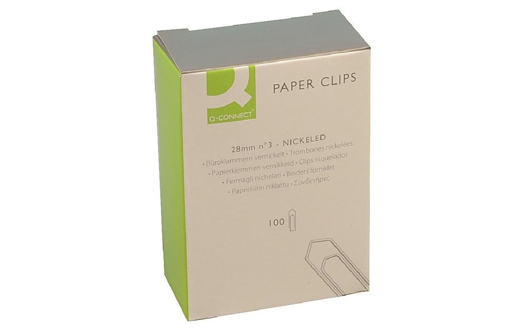 Q-CONNECT Attache-lettres No.3 100pcs (100 pces)