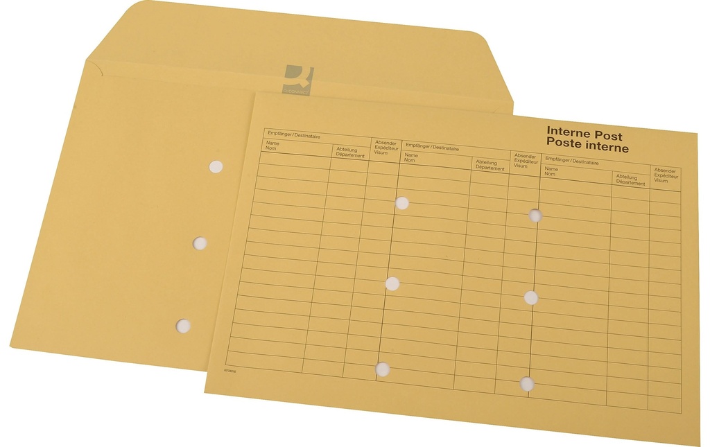 Q-CONNECT Enveloppes post intér. C4 (100 pces)