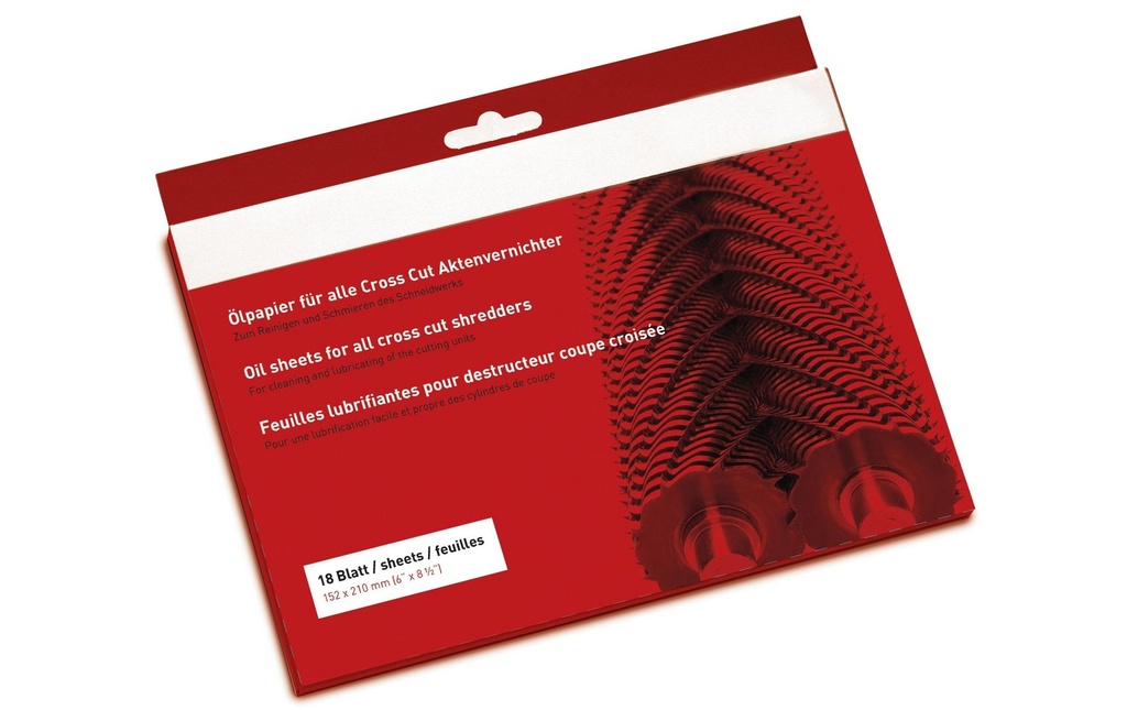 IDEAL Papier huilé pr.destructeur (18 pces)